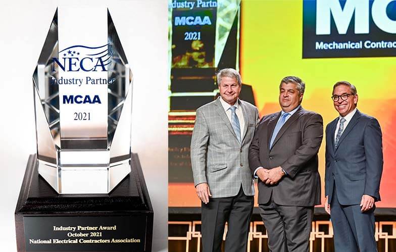 NECA Recognizes MCAA with the 2021 NECA Industry Partner Award