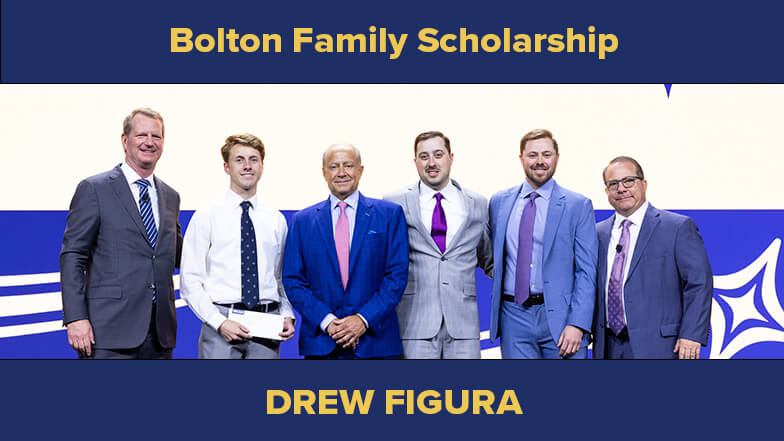 Congratulations to Drew Figura, 2024 Bolton Family Scholarship Recipient