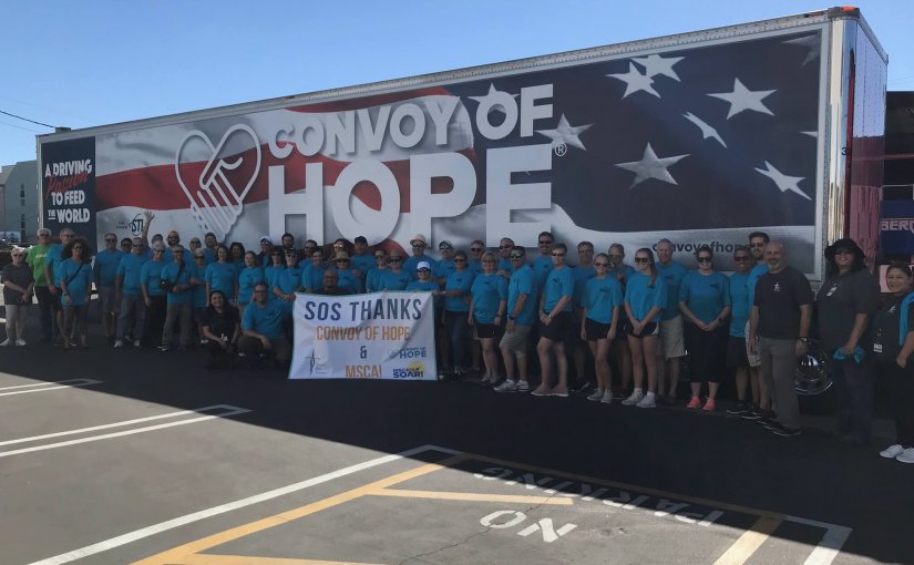 MSCA and Convoy of Hope Team Up and Do Some Good in CA
