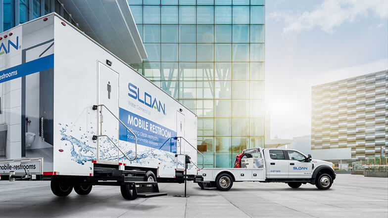 Sloan Deploys Mobile Restrooms to Support Communities in Need