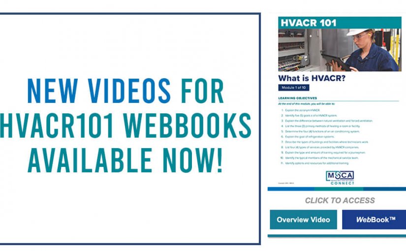Updated Videos for HVACR101 WebBook Series Are Now Available