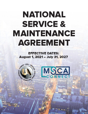 New National Service & Maintenance Agreement Effective August 1, 2021