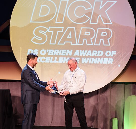 MSCA21 D.S. O’Brien Award Goes to Dick Starr