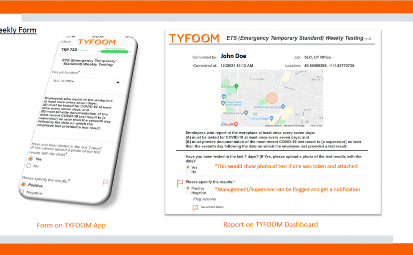 New Tool to Track and Report Vaccine and Testing   for OSHA’s ETS on COVID-19