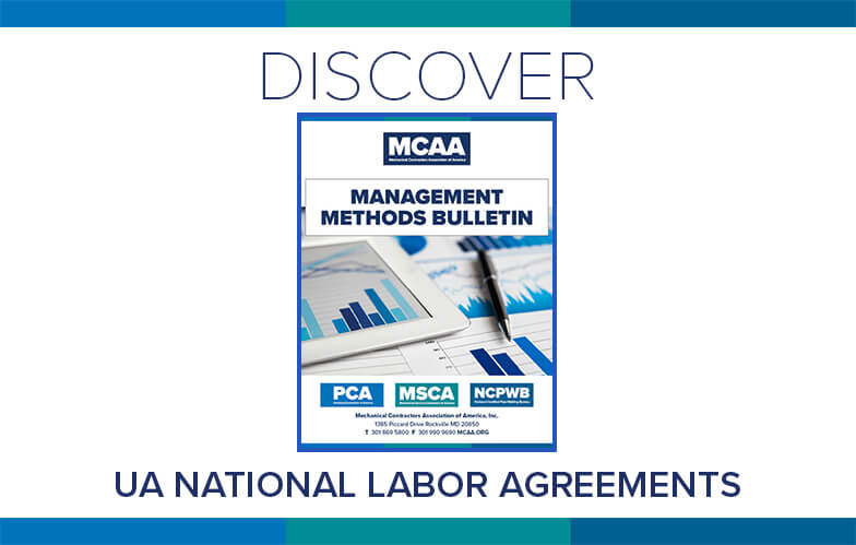 Resource Highlight: MCAA’s United Association National Labor Agreement Summary and Comparison