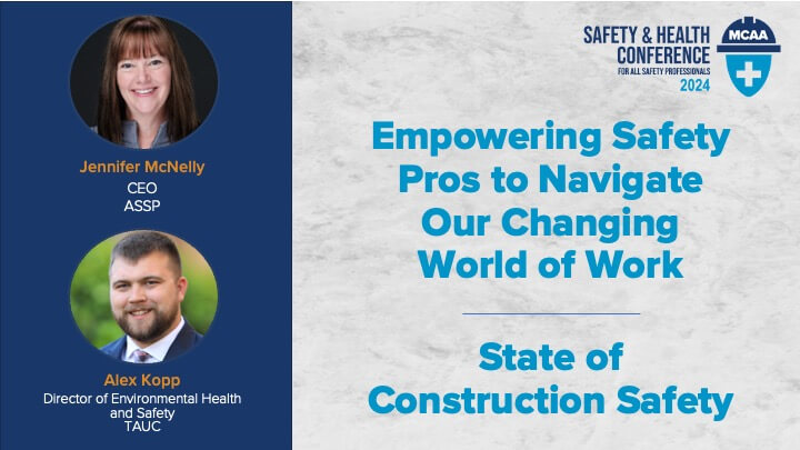 Be Inspired to Evolve by 2024 Safety & Health Conference Speakers Jennifer McNelly and Alex Kopp