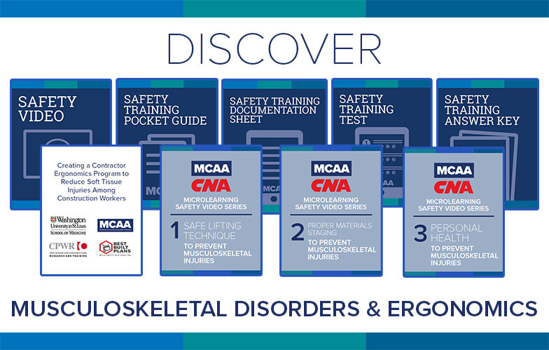 Resource Highlight: MCAA’s Musculoskeletal Disorders & Ergonomic Safety Resources