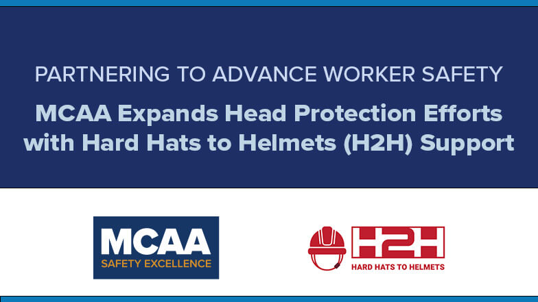 MCAA Expands Head Protection Efforts with Hard Hats to Helmets (H2H) Support