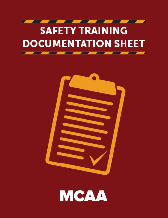 Welding and Cutting Safety Training Documentation Sheet