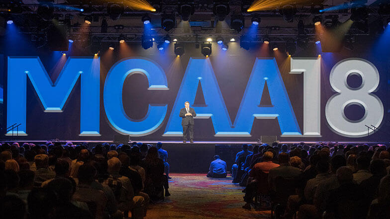 MCAA President Fuller Opened MCAA18, Noting We Are ALL IN for the Future