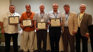 Five individuals were recognized for attending five consecutive NCPWB Technical Conferences.