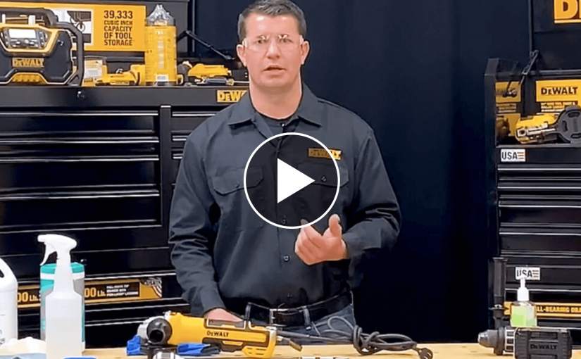 DeWALT COVID Tool Cleaning Guides