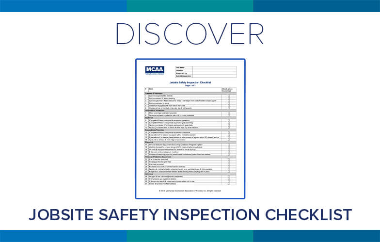 Resource Highlight: MCAA’s Jobsite Safety Inspection Checklist