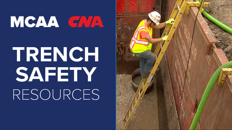 MCAA & CNA Offer Resources to Educate Workers on the Importance of Trench Safety
