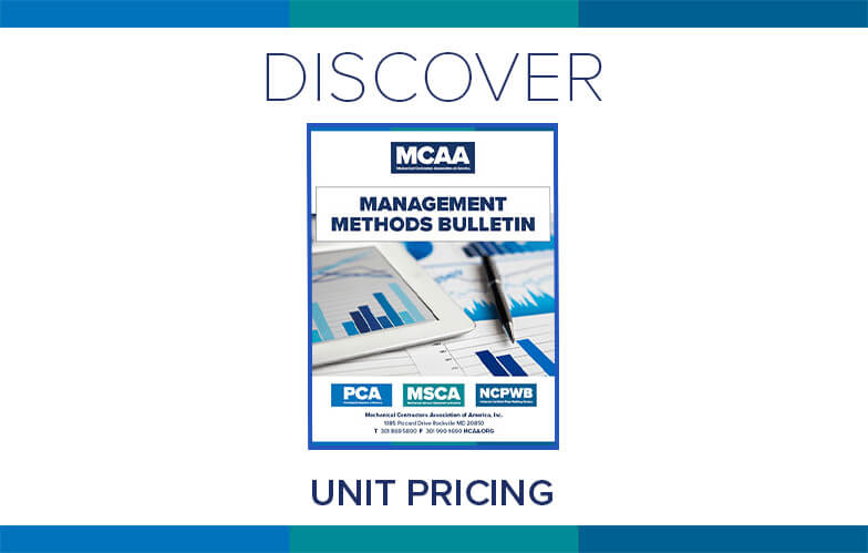 Resource Highlight: MCAA’s Unit Pricing