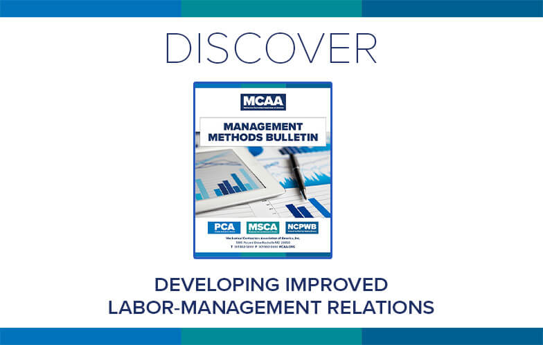 Resource Highlight: MCAA’s Developing Improved Labor-Management Relations