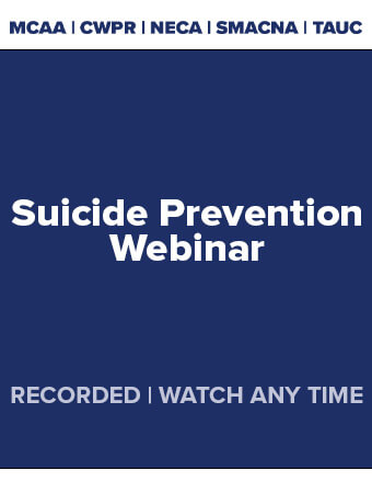 MCAA & Alliance Partners Suicide Prevention Webinar