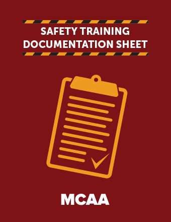 Ladder Safety Training Documentation Sheet