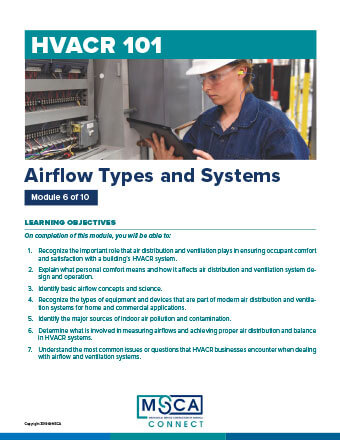HVACR 101 Workbook Module 6 – Airflow Types and Systems