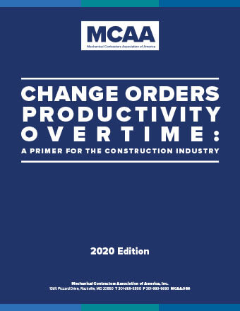 New MCAA Change Order Publication Update Provides Valuable Guidance During COVID Crisis