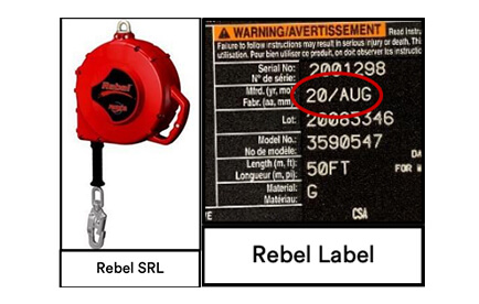 3M™ PROTECTA® Rebel Self Retracting Lifelines – Pre-Use Inspections Required