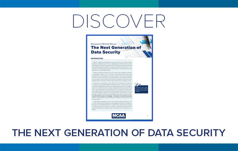 Resource Highlight: MCAA’s Revised Management Methods Bulletin on The Next Generation of Data Security