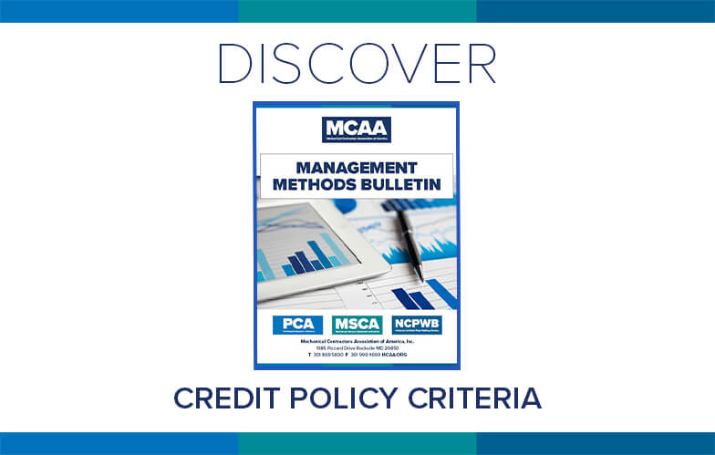 Resource Highlight: MCAA’s Credit Policy Criteria