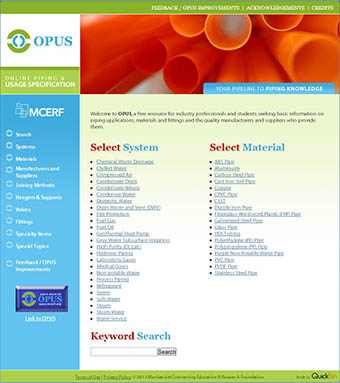 OPUS…Your Online Pipeline to Piping Knowledge!