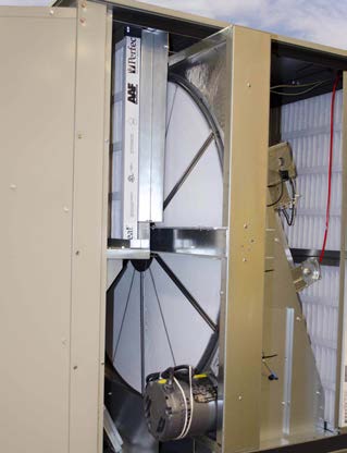 Egan Company found the Daikin Rebel rooftop unit improved student comfort and delivered substantial energy savings thanks to an energy recovery wheel that draws 60 percent more humidity from the air stream.