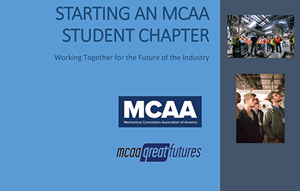 MCAA’s New Brochure Can Help You Start a Student Chapter