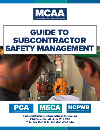 MCAA Releases New Guide on Subcontractor Safety Management