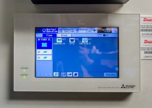 The Mitsubishi Electric’s VRF zoning system has a user-friendly monitor to help stay on top of maintenance and diagnose any issues that arise.