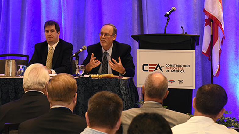 Josh Shapiro and Cary Franklin at the MCAA/CEA Legislative Conference