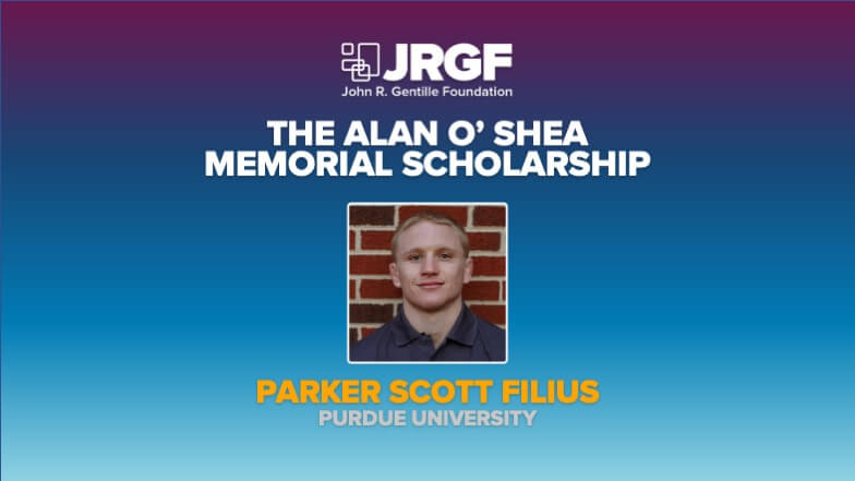 Parker Filius Receives Alan P. O’Shea Memorial Scholarship