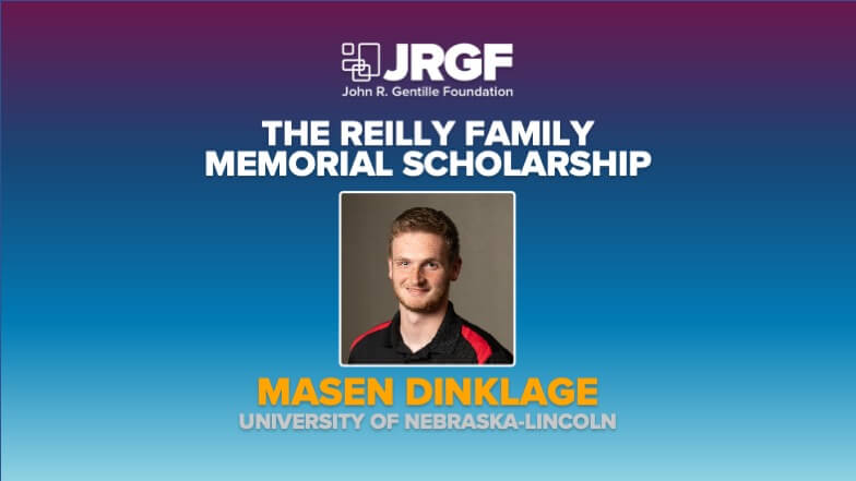 Masen Dinklage Receives Reilly Family Memorial Scholarship