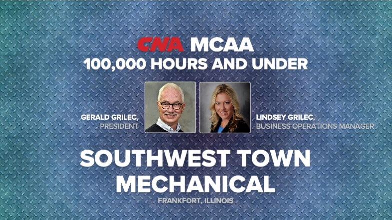 Southwest Town Mechanical Earns Top MCAA/CNA Safety Award