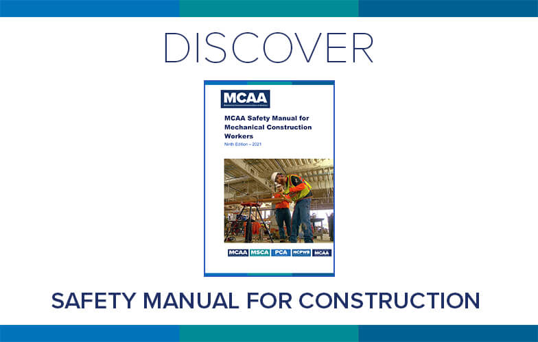 Resource Highlight: MCAA’s Safety Manual for Mechanical Construction Workers