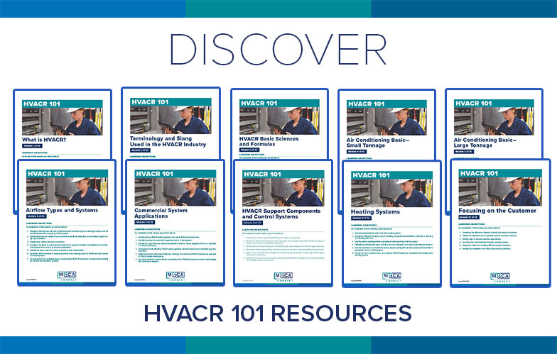 Resource Highlight: MSCA’s HVACR 101 Workbook Series