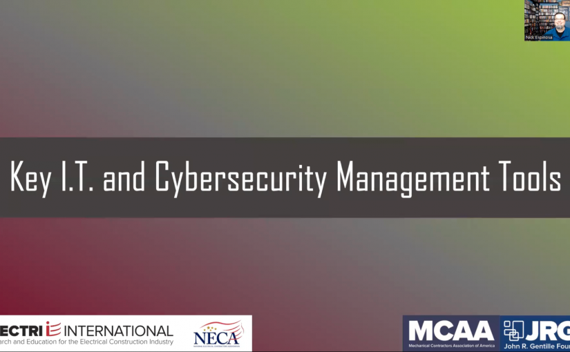 CMMC 2.0 Best Practices Series: Key IT and Cybersecurity Management Tools