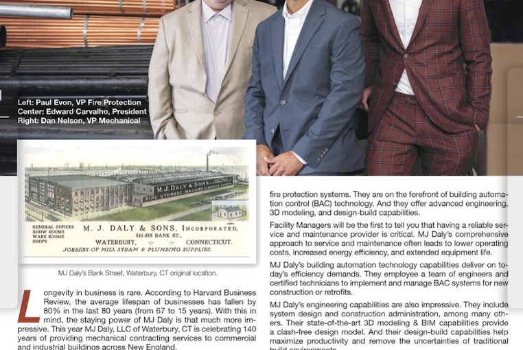 MJ Daly Celebrates 140 Years in Business