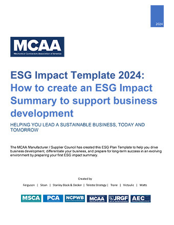 ESG Impact Plan Template