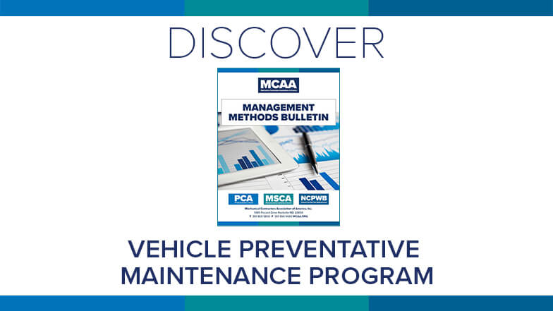Resource Highlight: MCAA’s Vehicle Preventative Maintenance Program