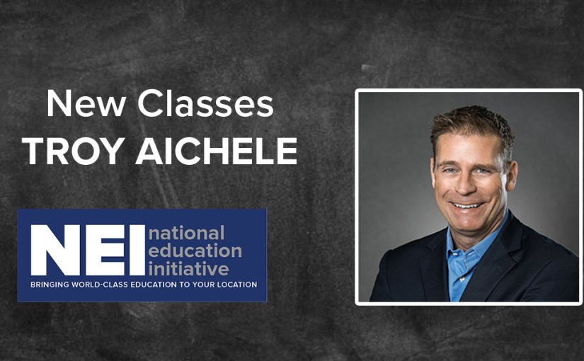 Get the Project Management Essentials You Need to Succeed from NEI Instructor Troy Aichele – New Classes Added