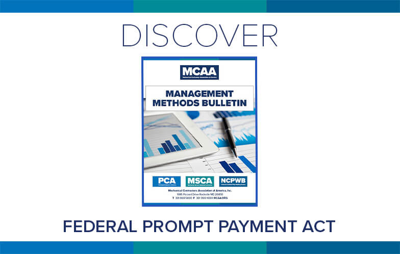 Resource Highlight: MCAA’s Federal Prompt Payment Act