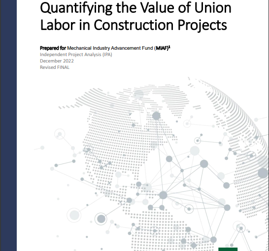 Quantifying the Value of Union Labor in Construction Projects