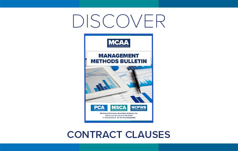 Resource Highlight: MCAA’s Contract Clauses