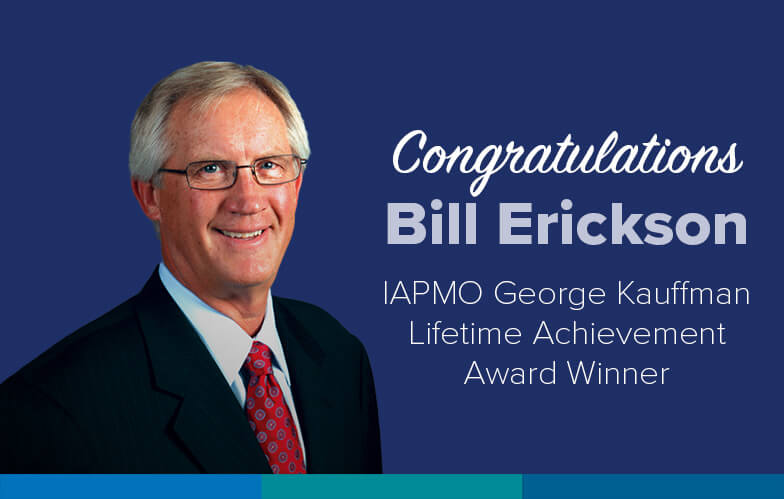Bill Erickson Received IAPMO’s George Kauffman Lifetime Achievement Award